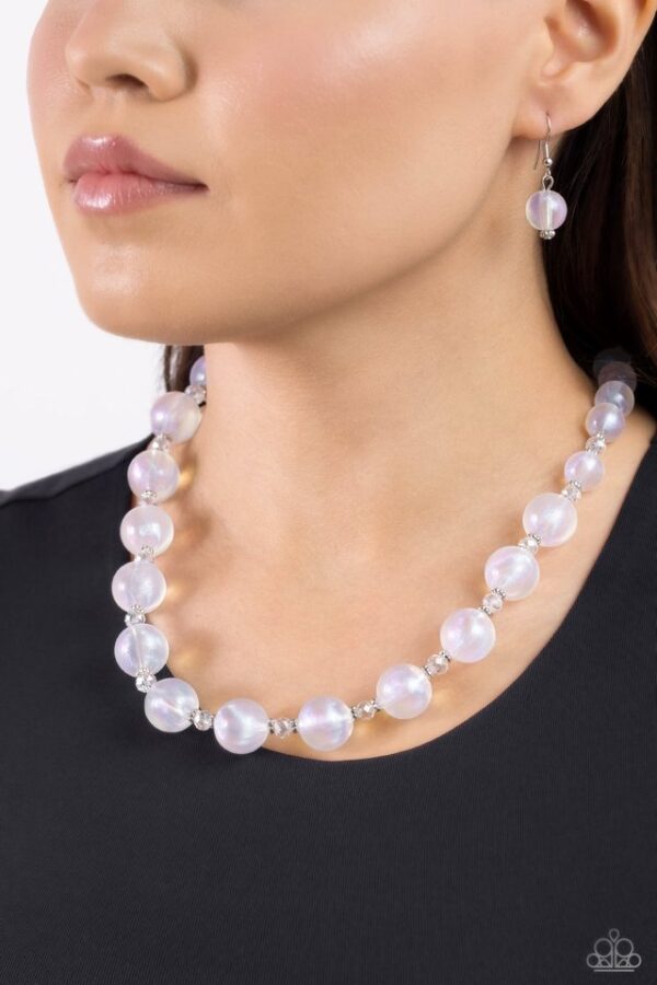 Paparazzi Necklace ~ Timelessly Tantalizing - White