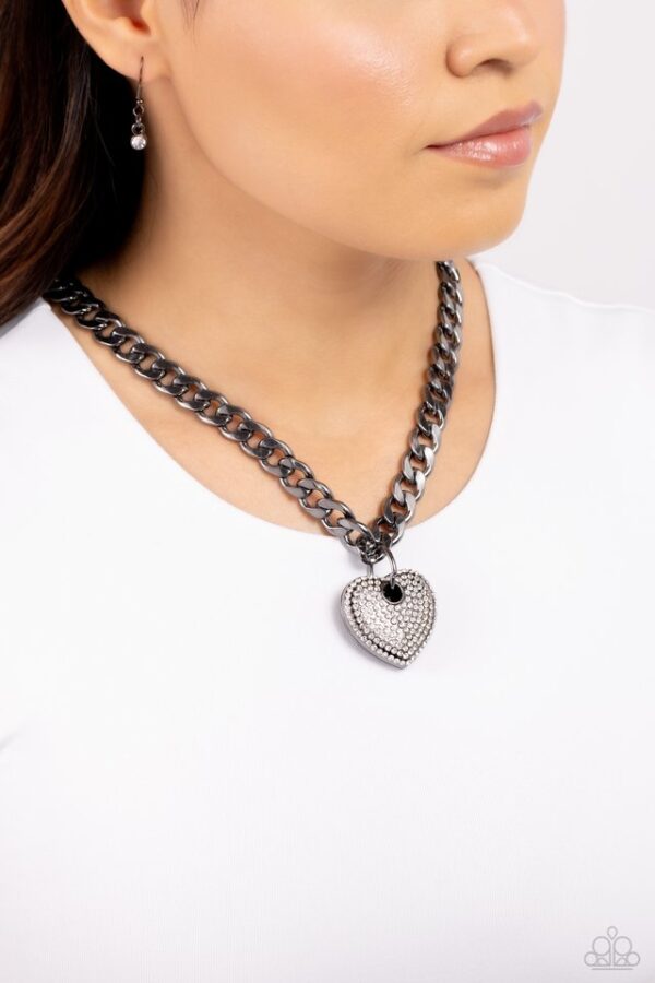 Paparazzi Necklace ~ Ardent Affection - Black