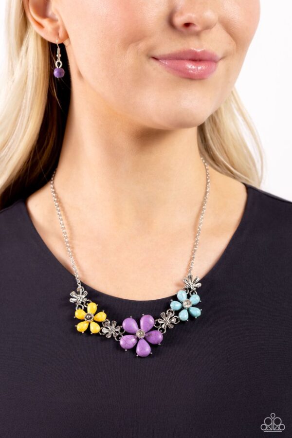 Paparazzi Necklace ~ Growing Garland - Purple