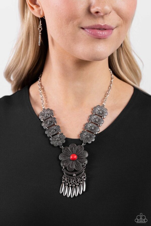 Paparazzi Necklace ~ A La ROGUE - Red