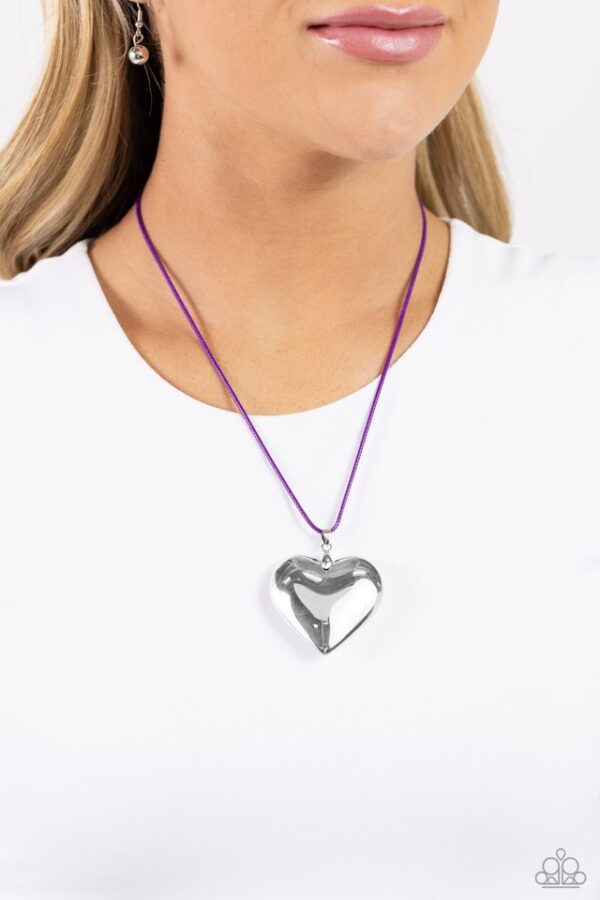 Paparazzi Necklace ~ Devoted Daze - Purple