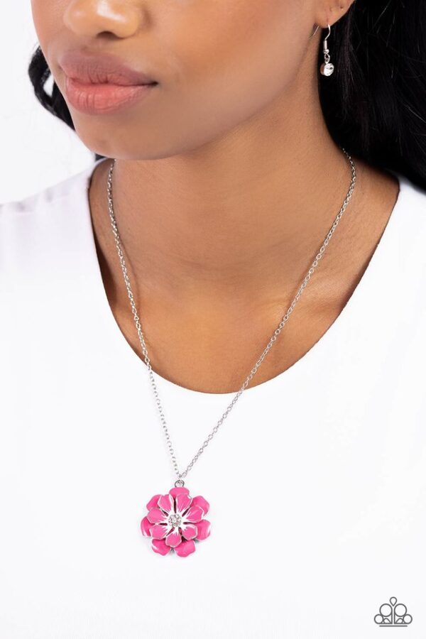 Paparazzi Necklace ~ Beyond Blooming - Pink