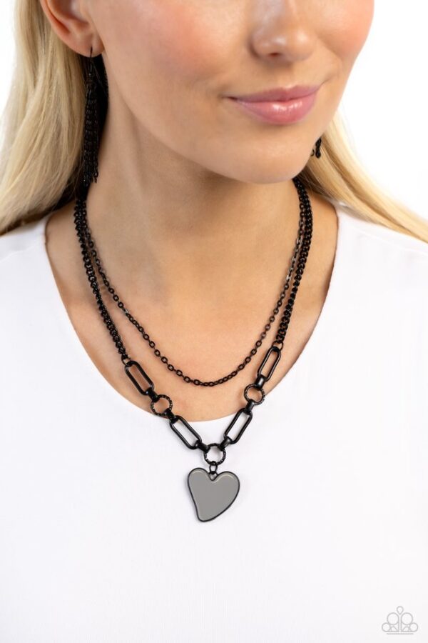 Paparazzi Necklace ~ Carefree Confidence - Silver