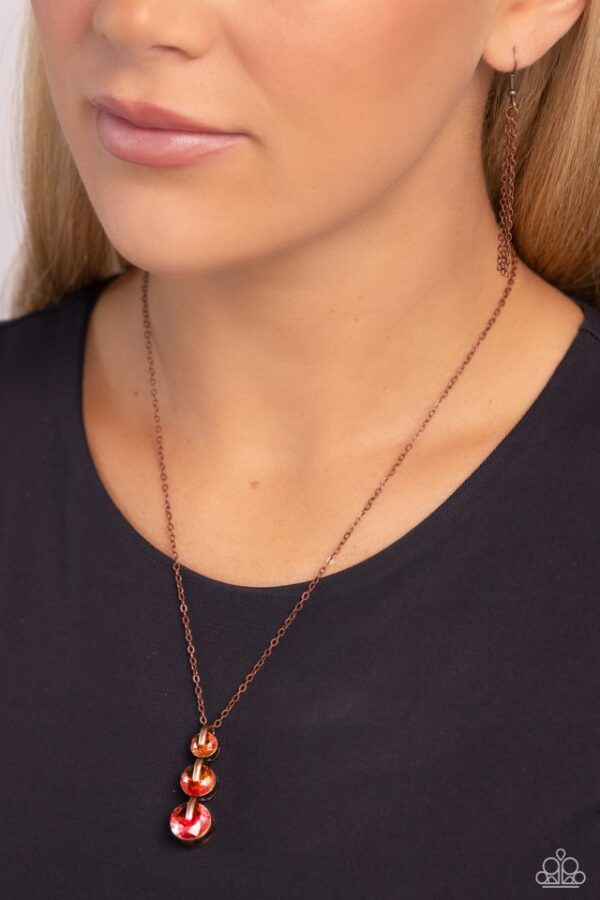 Paparazzi Necklace ~ Ombré Obsession - Copper