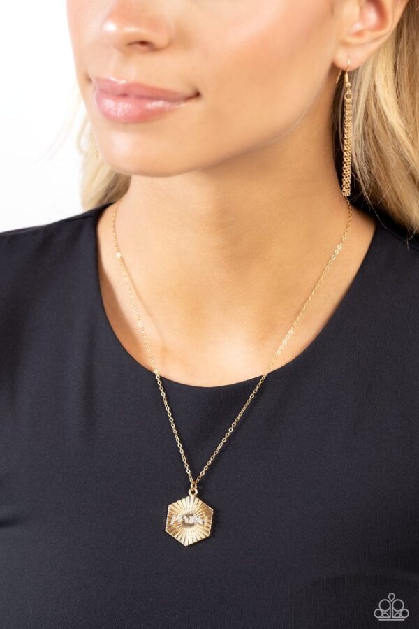 Paparazzi Necklace ~ Turn of PRAISE - Gold