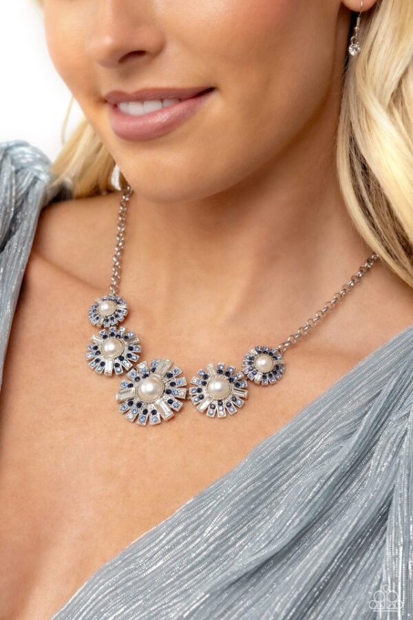 Paparazzi Necklace ~ Gatsby Gallery - Blue