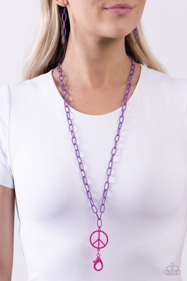 Paparazzi Necklace ~ Tranquil Unity - Purple