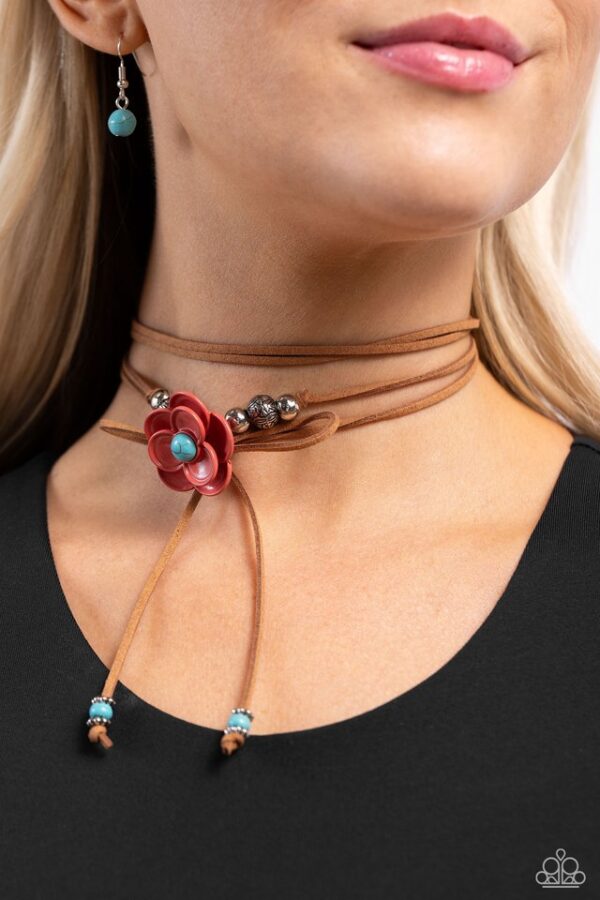 Paparazzi Necklace ~ Wanderlust Wrap - Blue