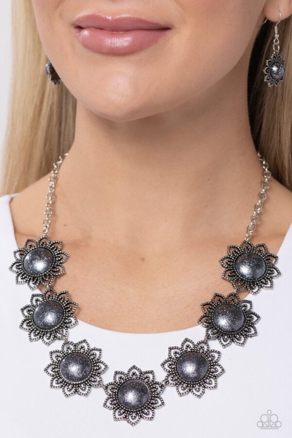 Paparazzi Necklace ~ The GLITTER Takes It All - Silver