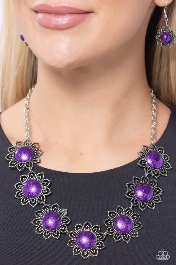 Paparazzi Necklace ~ The GLITTER Takes It All - Purple