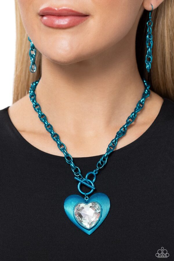 Paparazzi Necklace ~ Modern Matchup - Blue