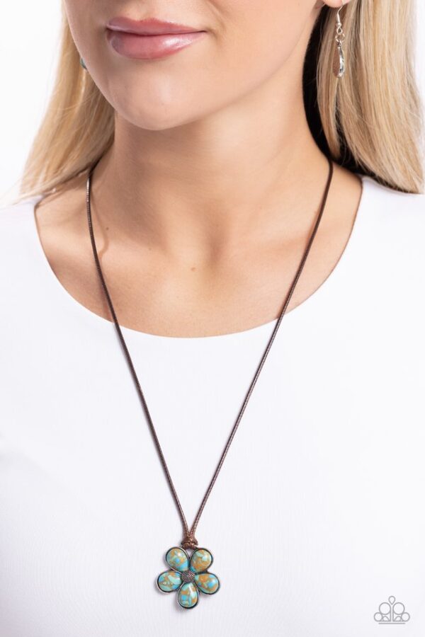 Paparazzi Necklace ~ Budding Badlands - Brown