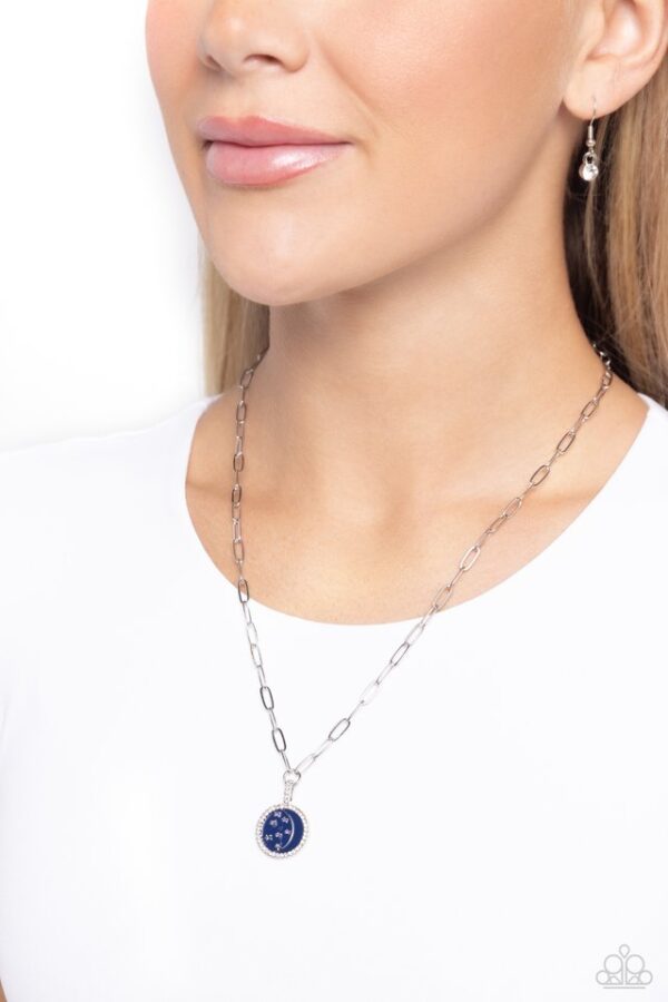 Paparazzi Necklace ~ Lunar Liaison - Blue