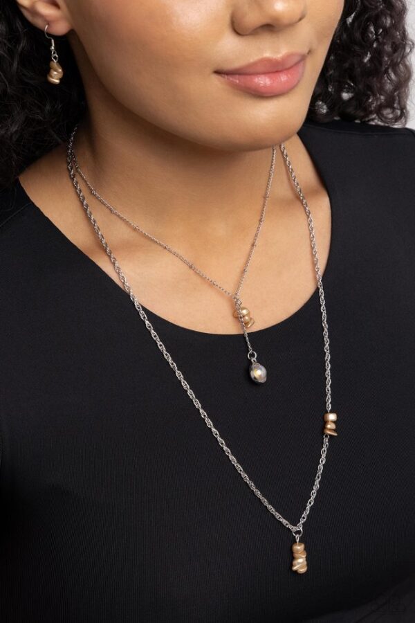 Paparazzi Necklace ~ Leisurely Layered - Brown