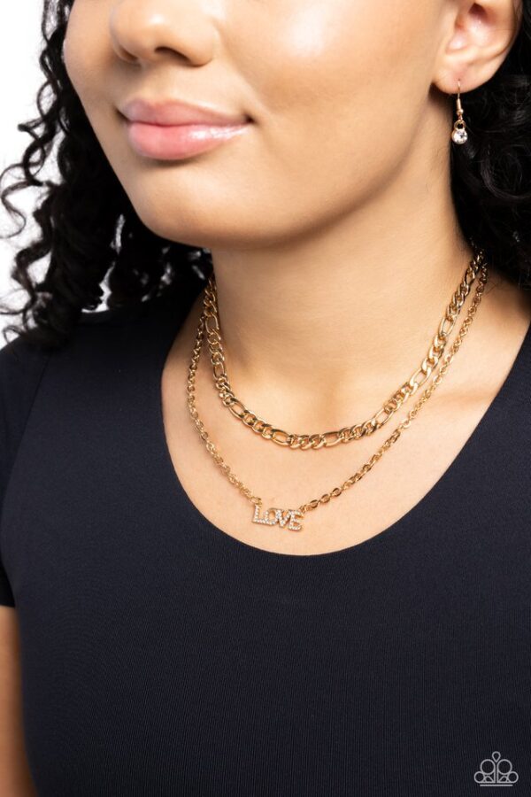 Paparazzi Necklace ~ Lovely Layers - Gold