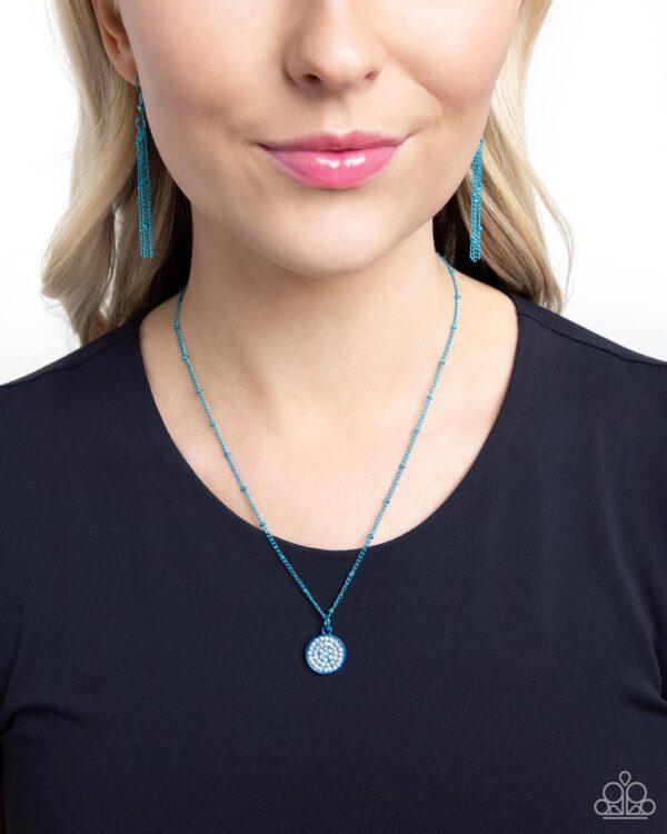 Paparazzi Necklace ~ Bejeweled Basic - Blue