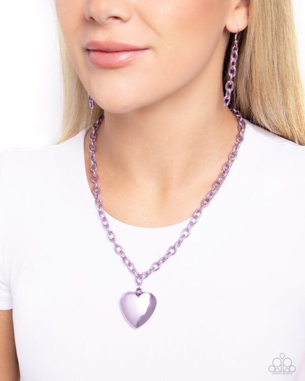 Paparazzi Necklace ~ Loving Luxury - Purple