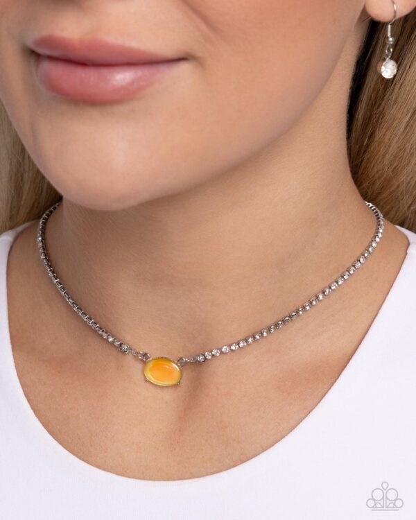 Paparazzi Necklace ~ Dynamic Delicacy - Yellow