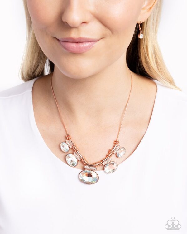 Paparazzi Necklace ~ Socialite Status - Copper