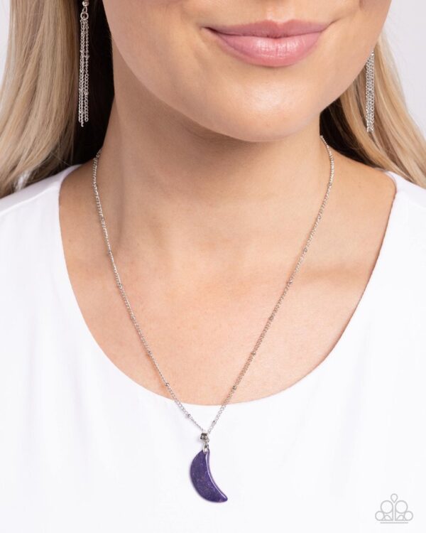 Paparazzi Necklace ~ Lunar Lesson - Purple