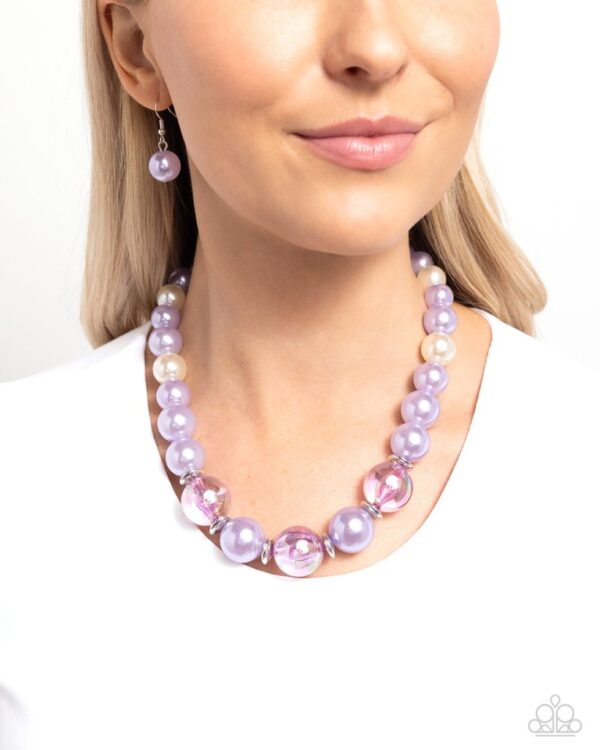 Paparazzi Necklace ~ Just Another PEARL - Purple