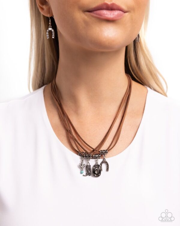 Paparazzi Necklace ~ Southern Beauty - Brown