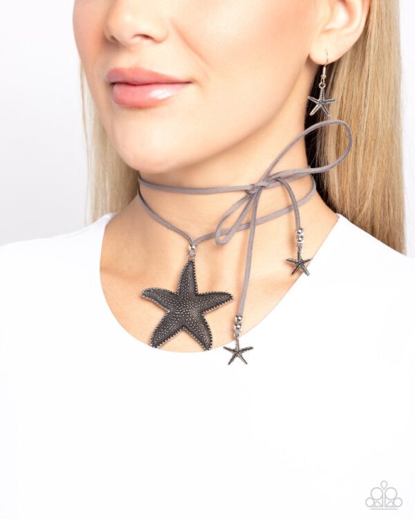 Paparazzi Necklace ~ Starfish Sentiment - Silver