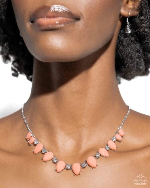 Paparazzi Necklace ~ Malibu Marvel - Orange