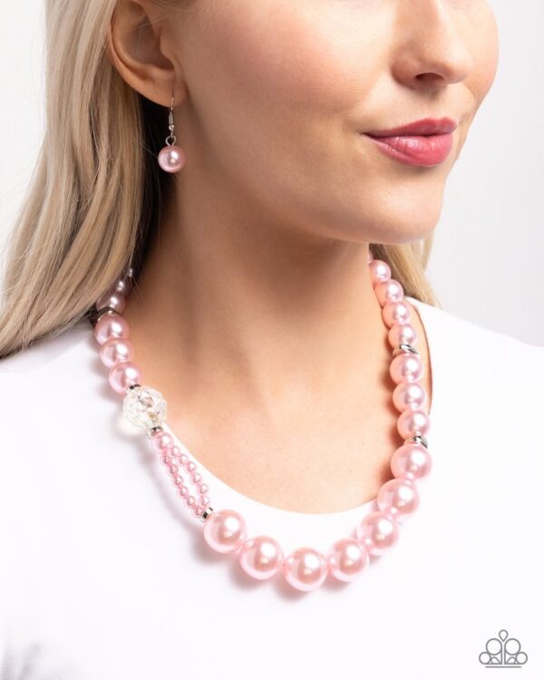 Paparazzi Necklace ~ Crystal Class - Pink