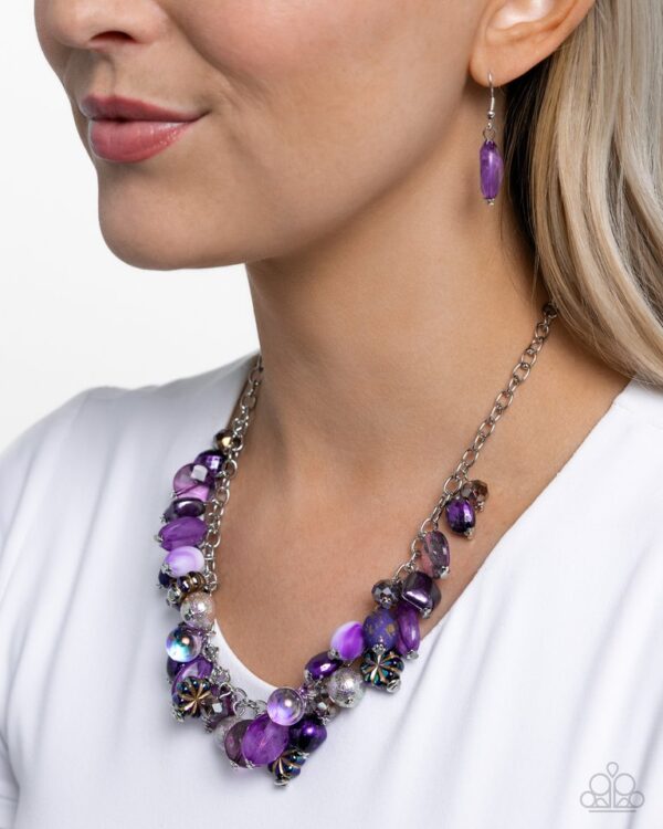 Paparazzi Necklace ~ Offbeat Ofrenda - Purple