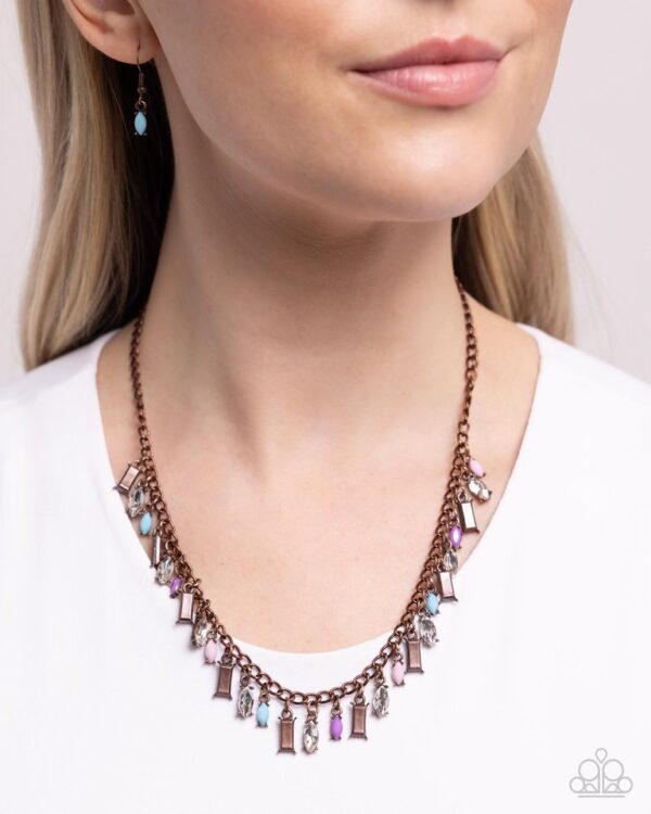 Paparazzi Necklace ~ Dripping in Drama - Copper