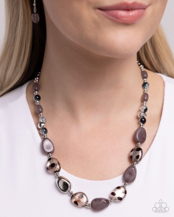 Paparazzi Necklace ~ Spotted Safari - Black